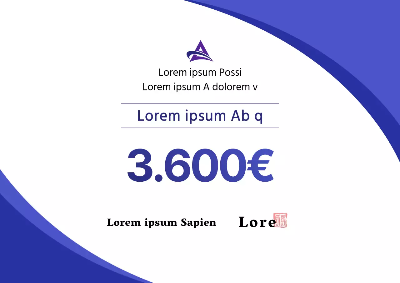 Pannello di donazione pulito e blu