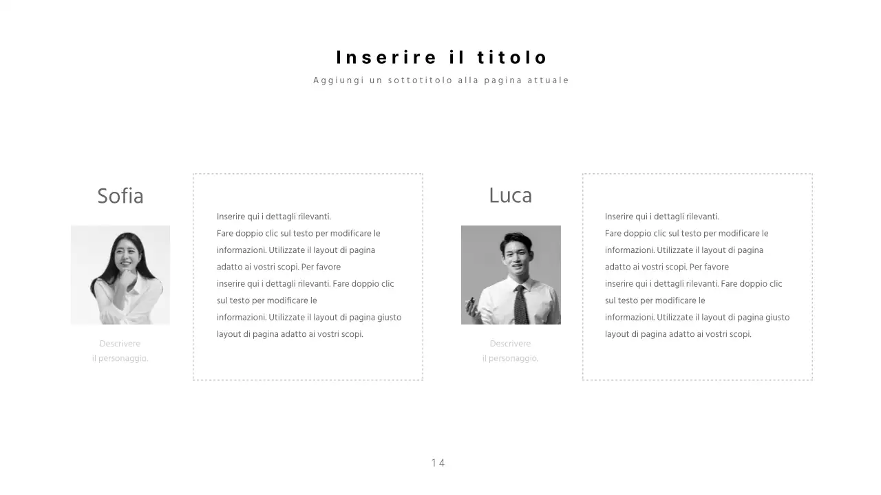 Presentazioni pulite