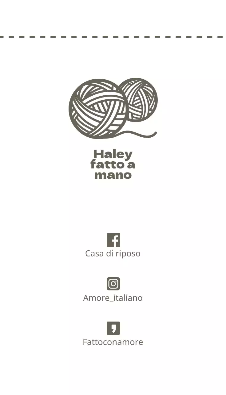 Fatto a mano da Haley