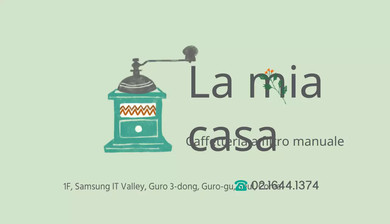 Biglietti da visita per caffè