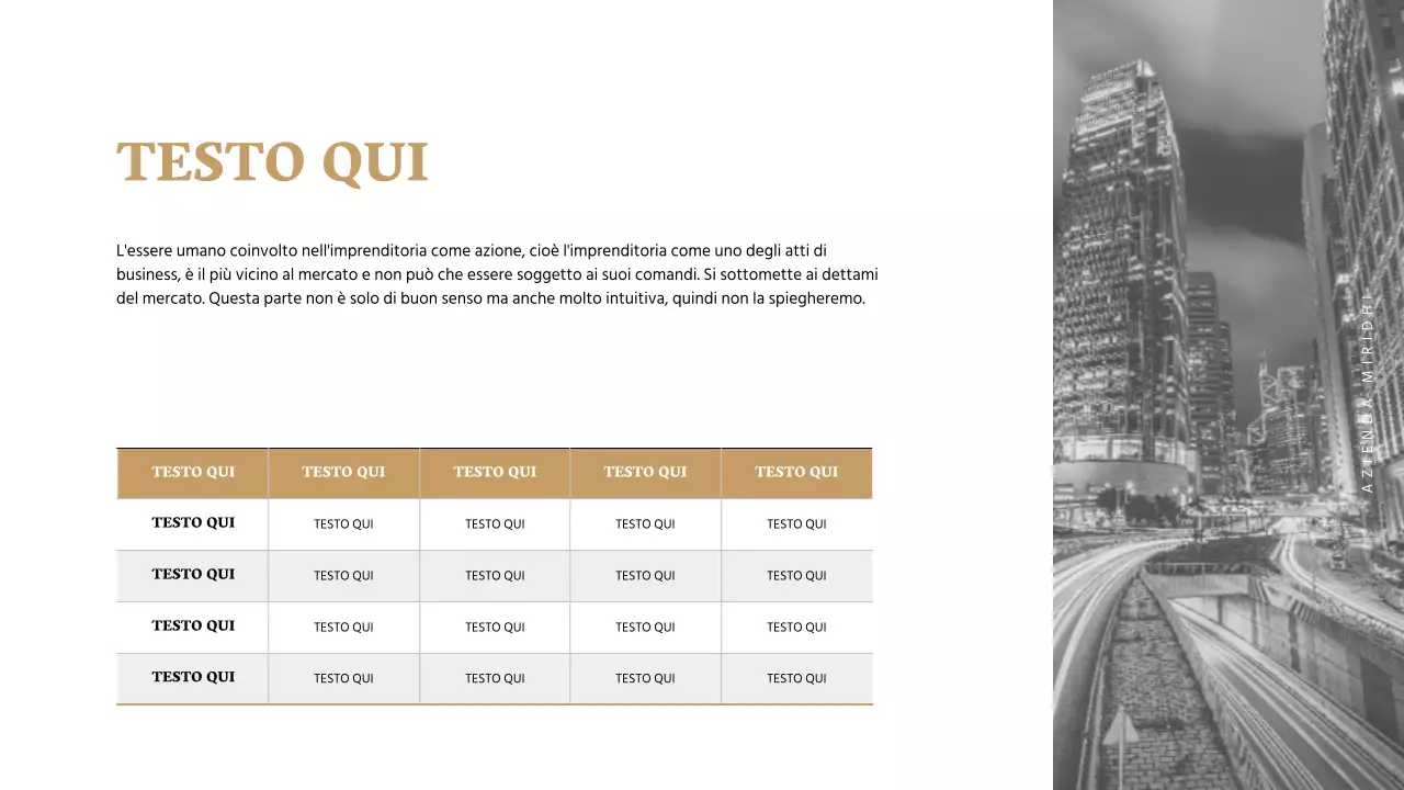 Presentazioni aziendali