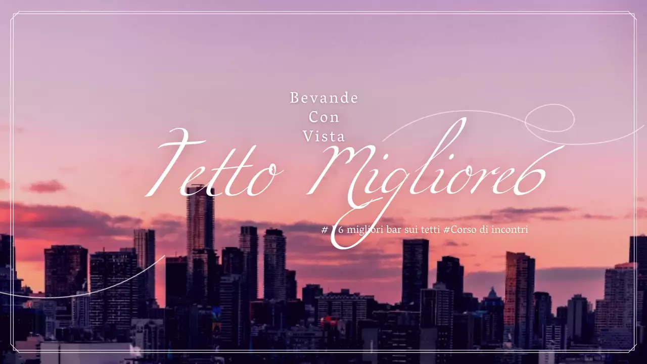 Miglior tetto sfondo tramonto con gradiente viola