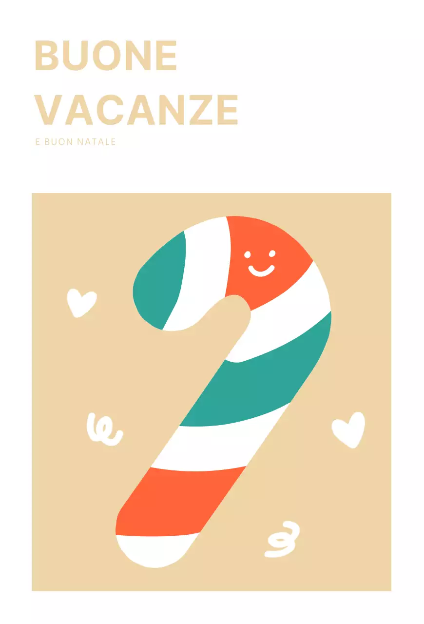 Bianco Carino Natale Caramelle Natale Cartolina Cartolina