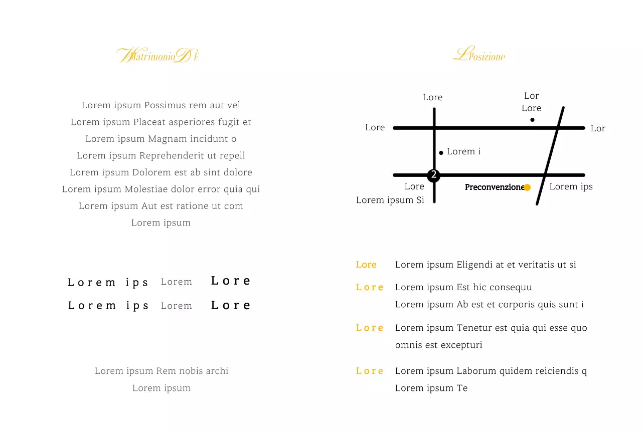 Partecipazioni di nozze con un concetto di curve morbide