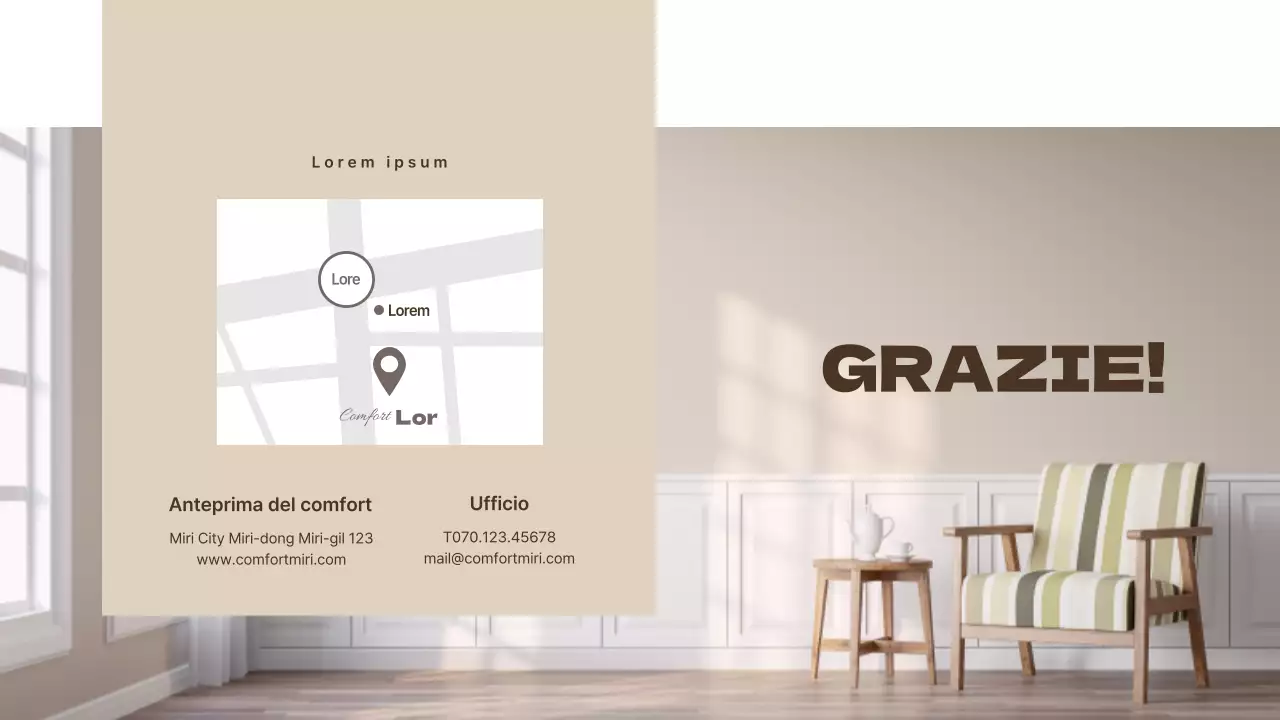 Lettera d'offerta per appartamento beige e marrone