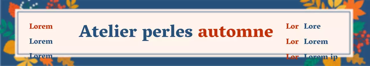 Bannière de l'atelier d'automne_Garo