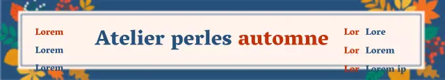 Bannière de l'atelier d'automne_Garo