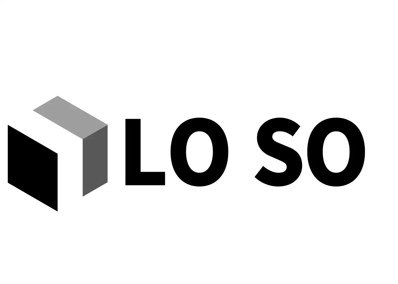 Logo aziendale dal concetto pulito e dai colori neutri