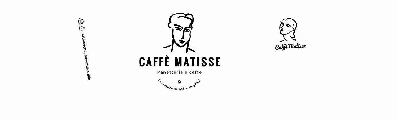 Concetto di logo del Brown's Masterpiece Drawing Cafe