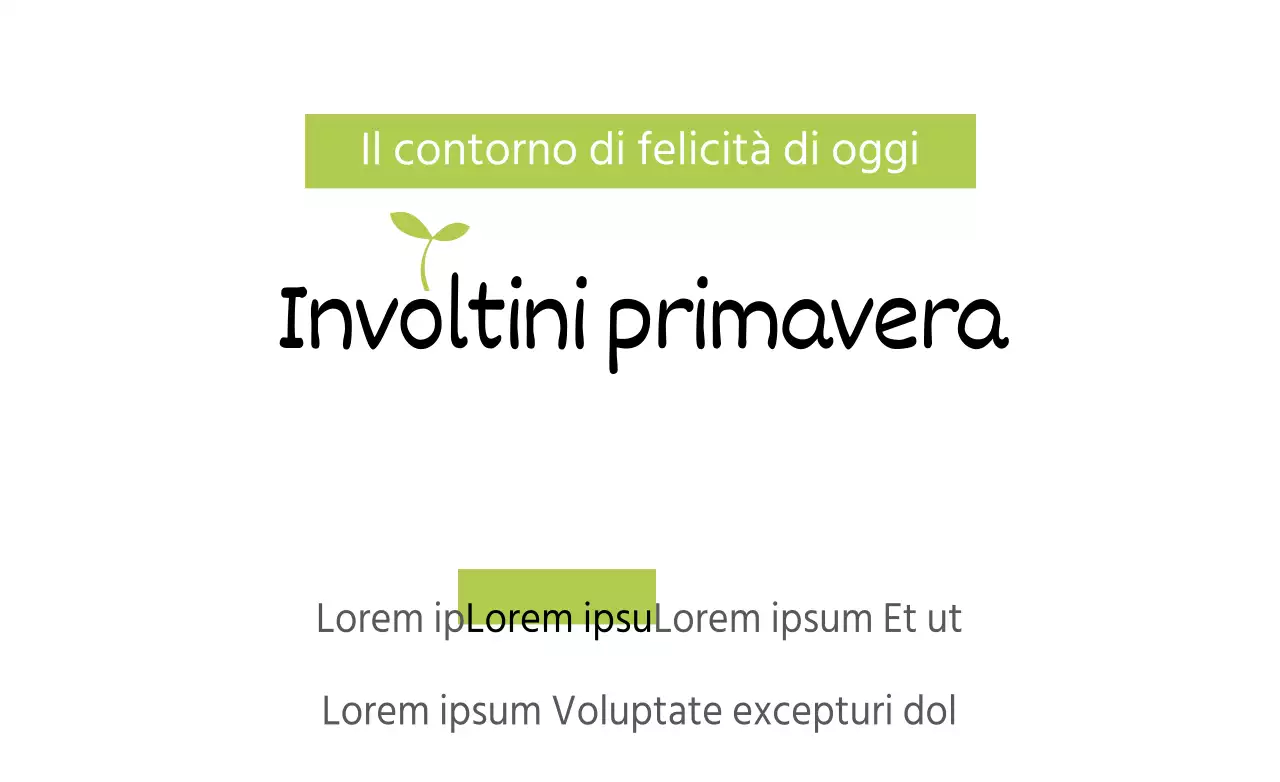 Involtini primavera