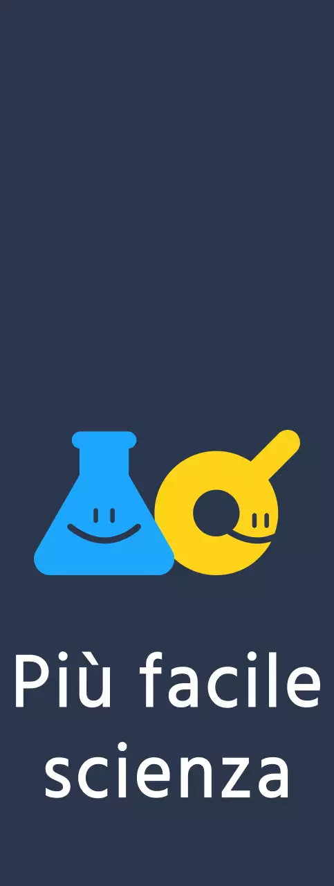 Disegnate un logo per una scuola di scienze con il personaggio di un laboratorio scientifico blu e giallo.