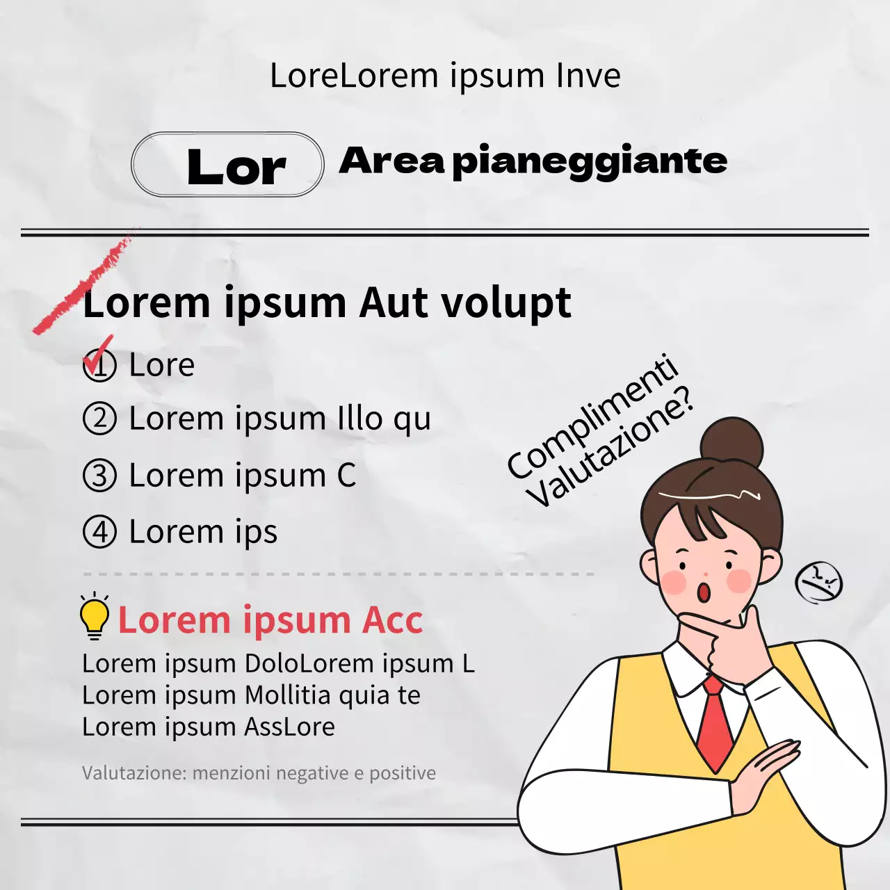 Carta di valutazione a facce gialle e verdi Design di novità