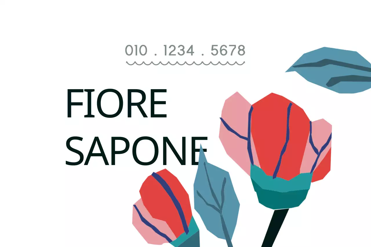 Sapone ai fiori