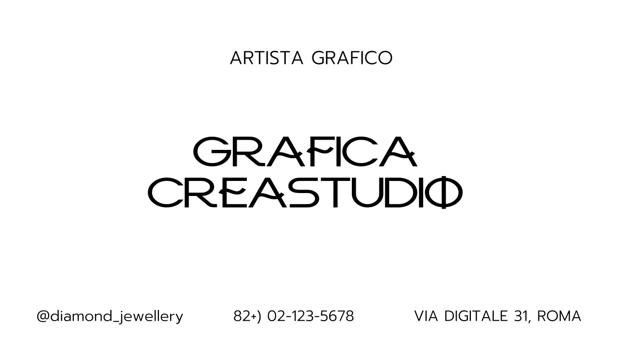 Biglietto da visita di classe in marrone e bianco