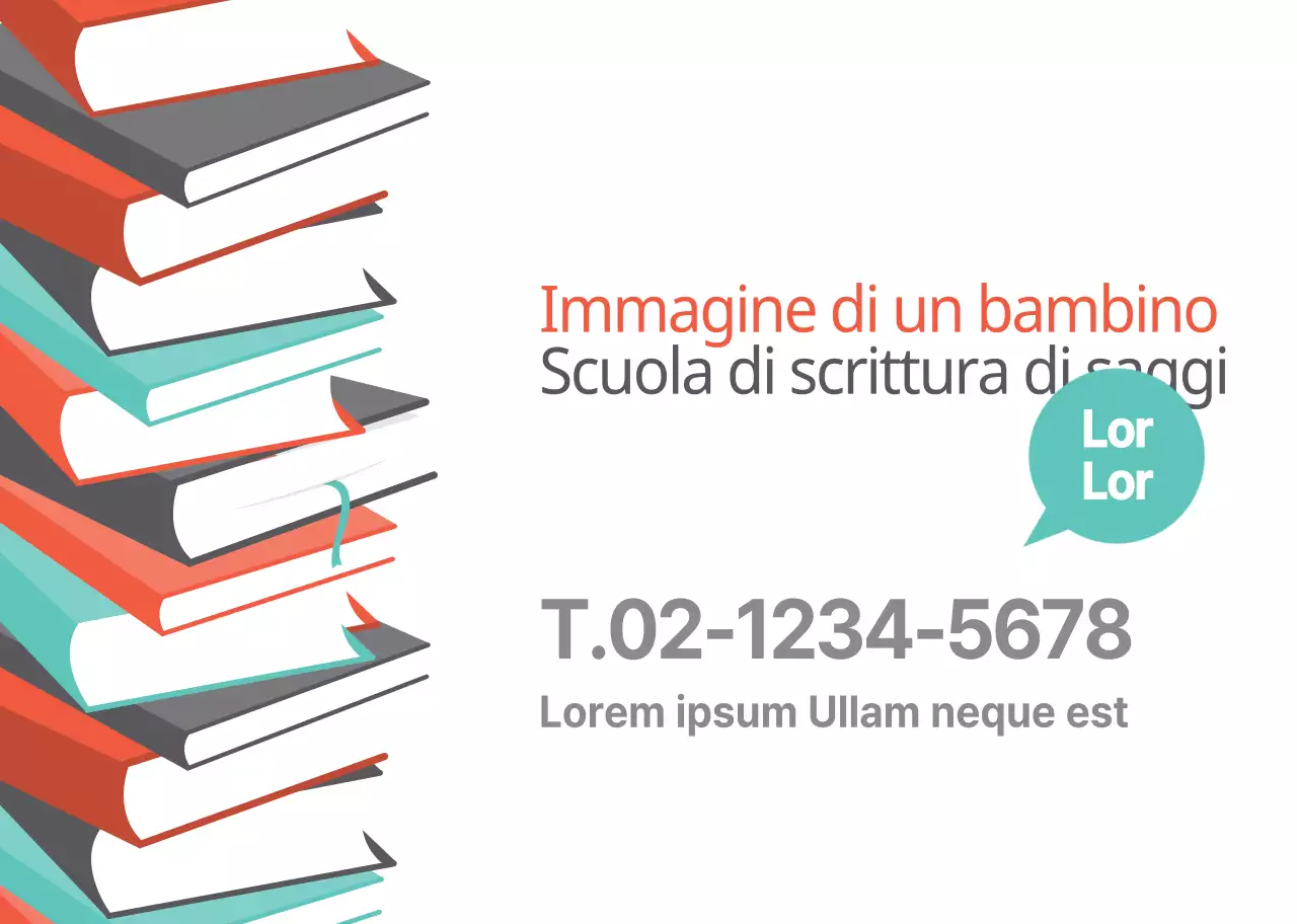 Illustrazione del libro bianco saggio di scrittura promozione scolastica