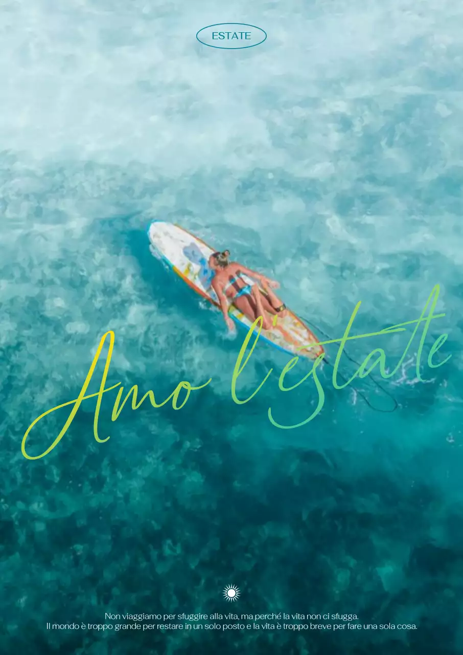 Sfondi freschi e nitidi dell'oceano e interni da surfisti dalla vista dall'alto