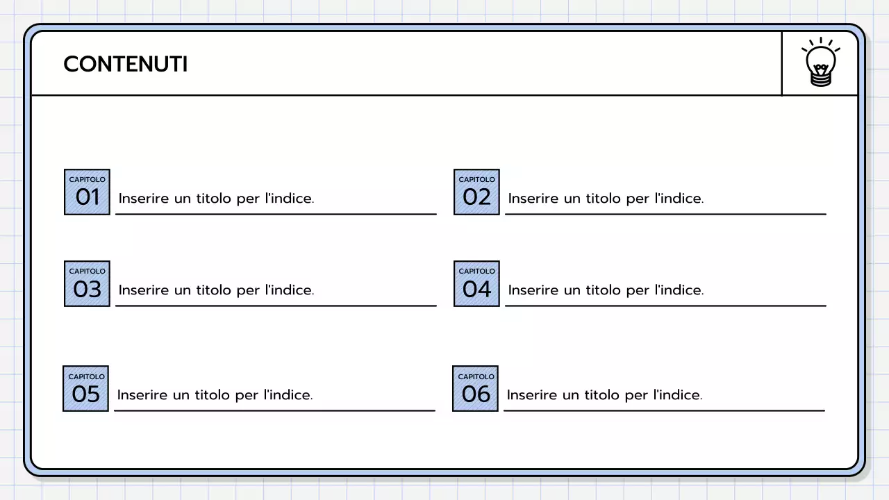 Un kit di presentazione di base nei colori giallo, verde lime e blu.