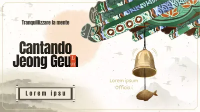 Playlist di canti buddisti con un'atmosfera tradizionale orientale