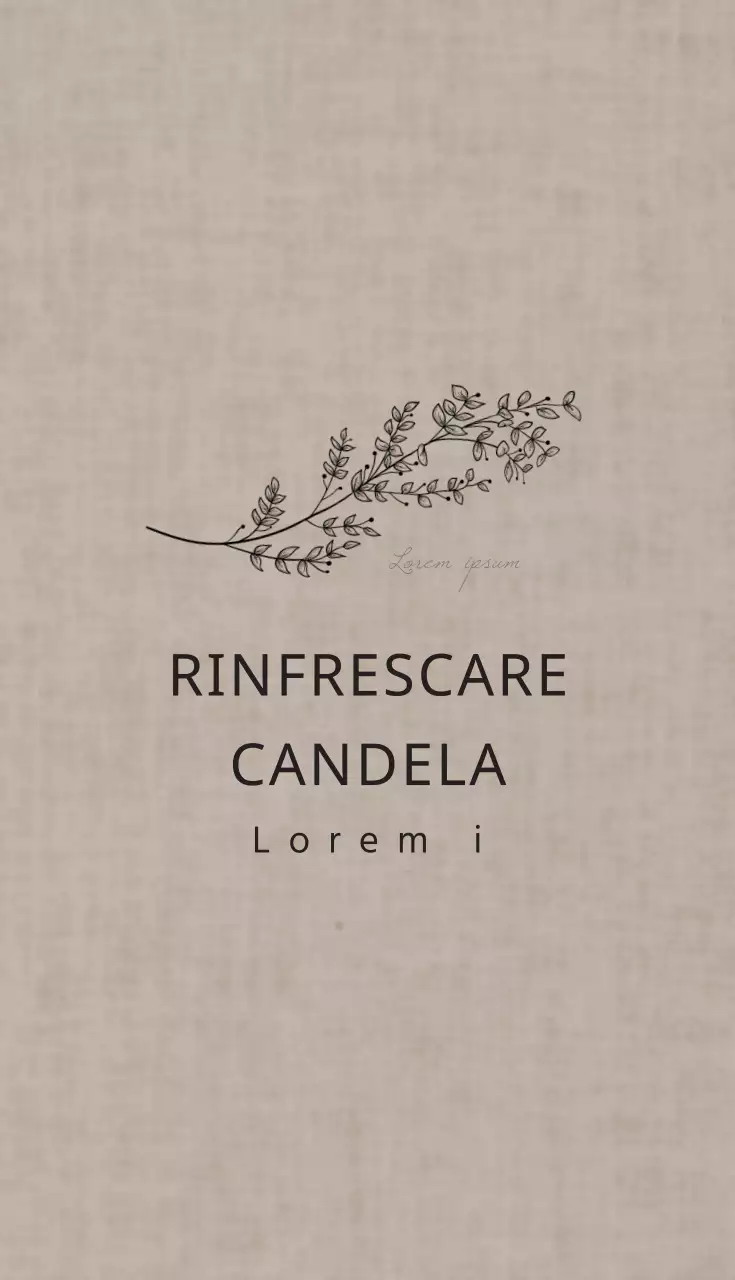 CANDELA RINFRESCANTE