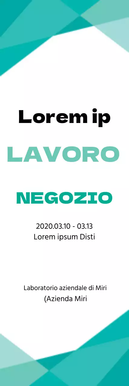 Uno stile semplice con una combinazione di colori blu Informazioni sul laboratorio aziendale