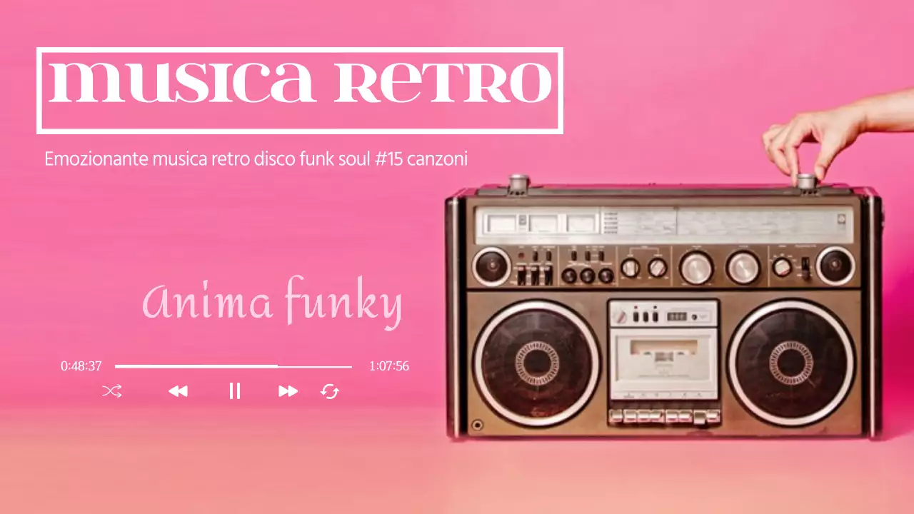 Playlist musicale Pink Disco Retro Funky Soul