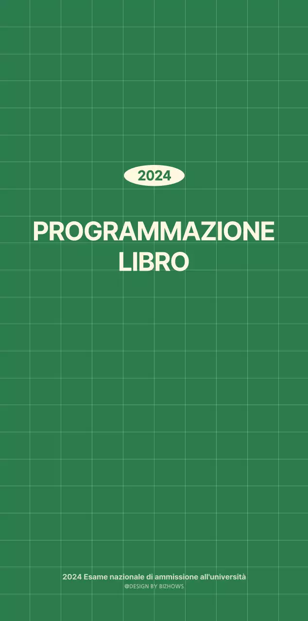 Calendario da parete SAT D-day concept in verde e giallo chiaro