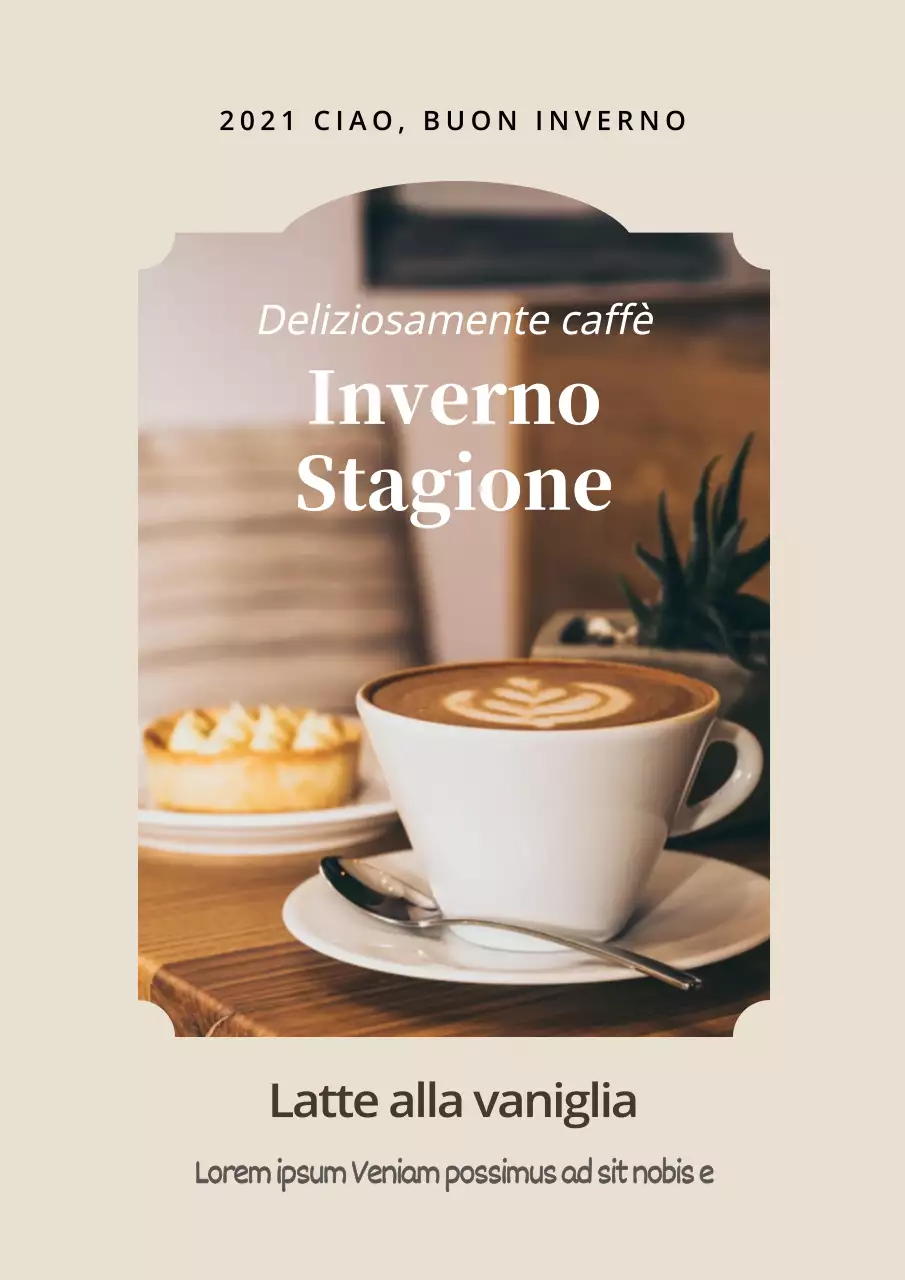 Menu del centro massaggi semplice e moderno