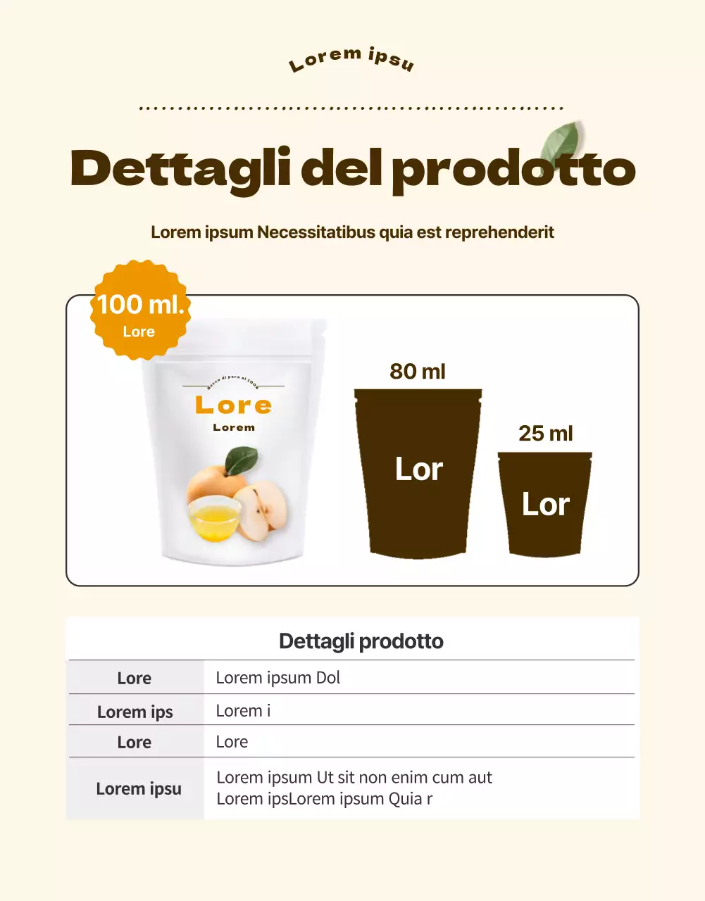 Un'introduzione luminosa e pulita ai succhi di frutta salutari (pagina di dettaglio)