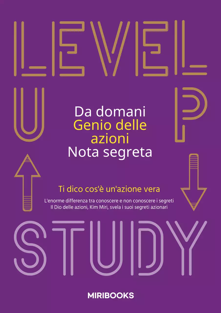 Contenuti relativi alle azioni con una tipografia semplice e viola