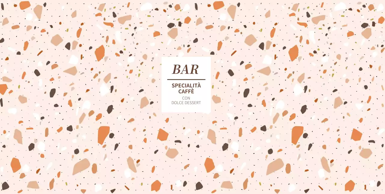 Design del bicchiere di carta da caffè con motivi colorati