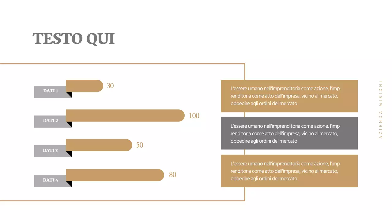 Un semplice diagramma concettuale in grigio e marrone