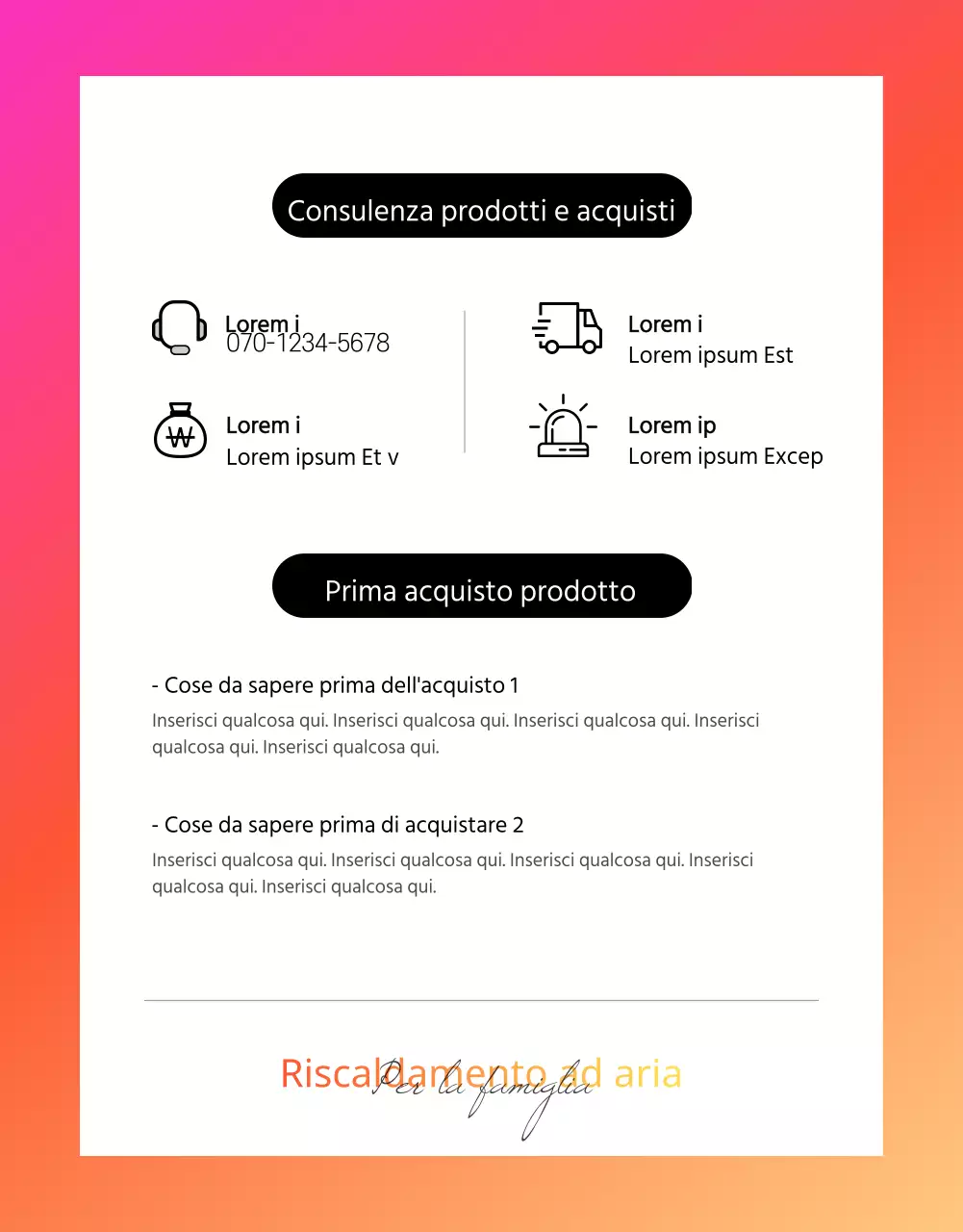 Febbre da calore dell'aria all'interno