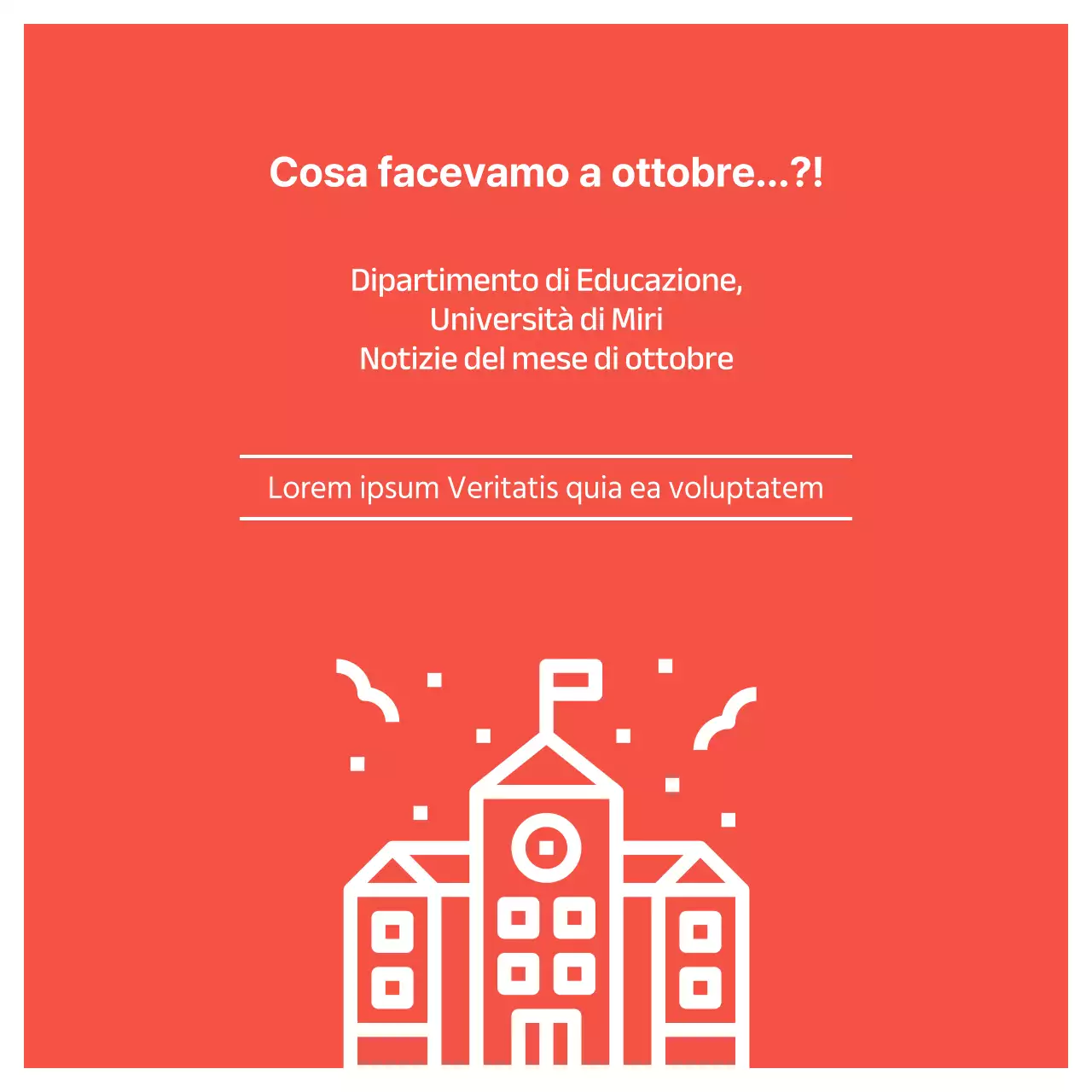 Notizie mensili del Dipartimento universitario semplice di Red