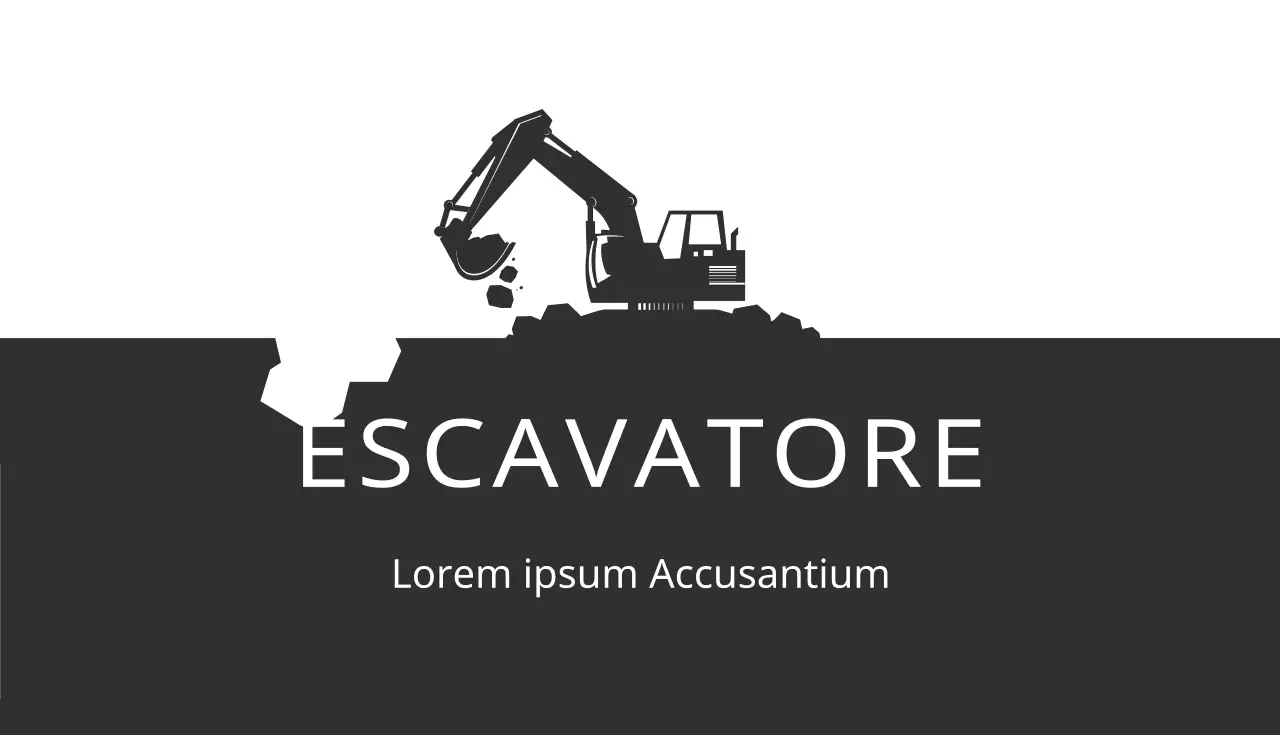 Vendita di escavatori