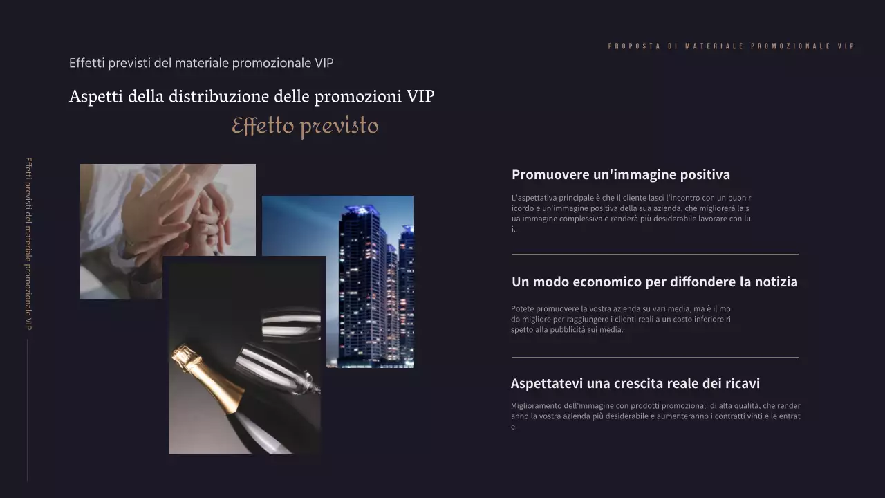 Gli accenti di colore oro e nero creano un'atmosfera lussuosa.