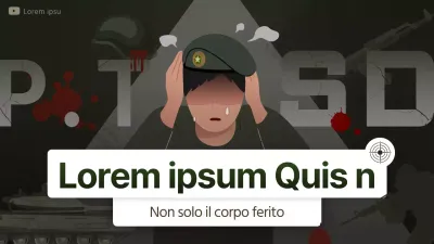 Illustrazione Khaki Mese dei Veterani PTSD Miniatura YouTube