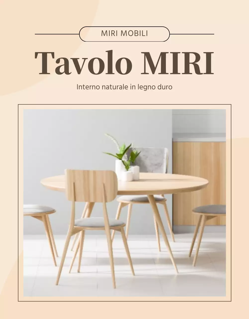 Interni emozionali in marrone pagina di dettaglio