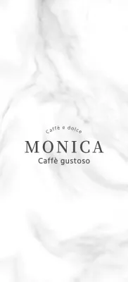 Stile semplice e pulito in nero per promuovere un caffè