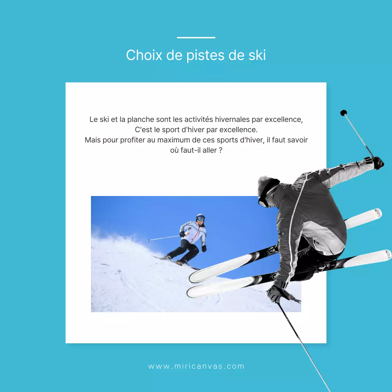 Nouvelles cartes de stations de ski