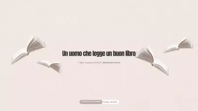 Un uomo che legge un buon libro