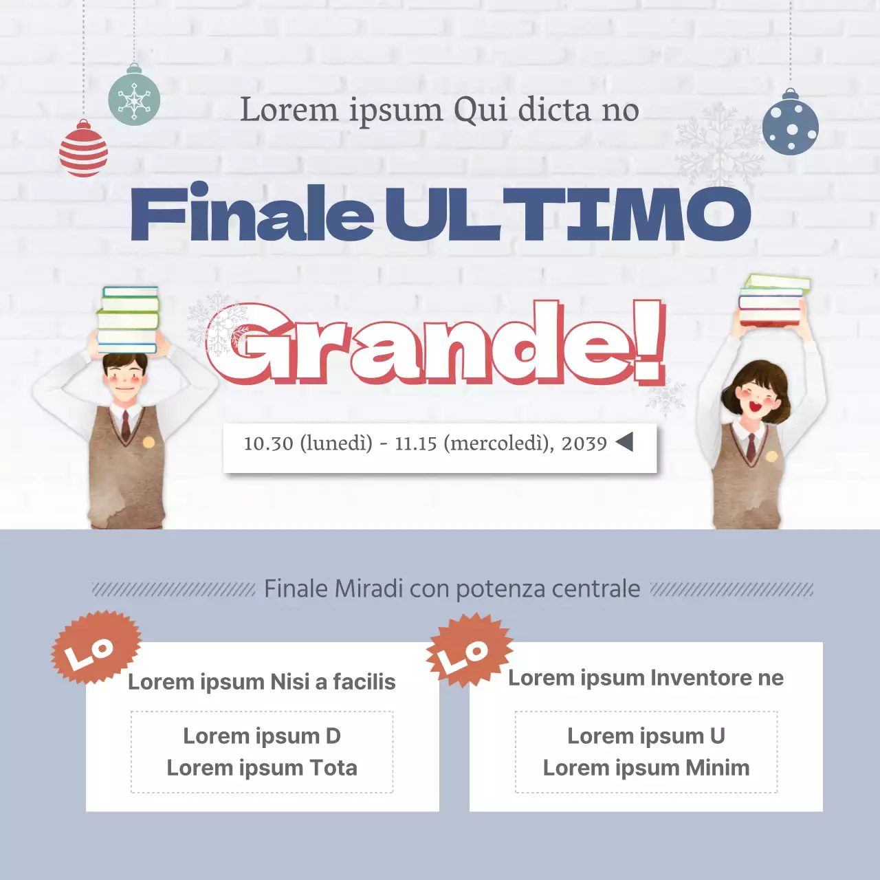 Un'ultima spinta per il primo posto