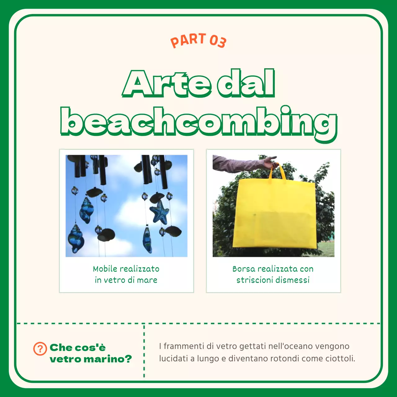 Spiaggia arancione verdeCarta d'identitàNews