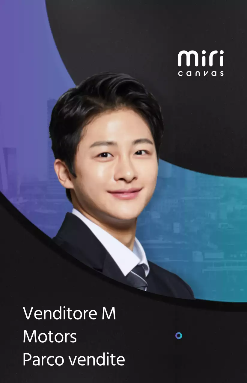 Estilo de diseño limpio con negro y degradados Perfil del vendedor