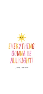 Uno stile colorato, simpatico e carino per promuovere il vostro bar.