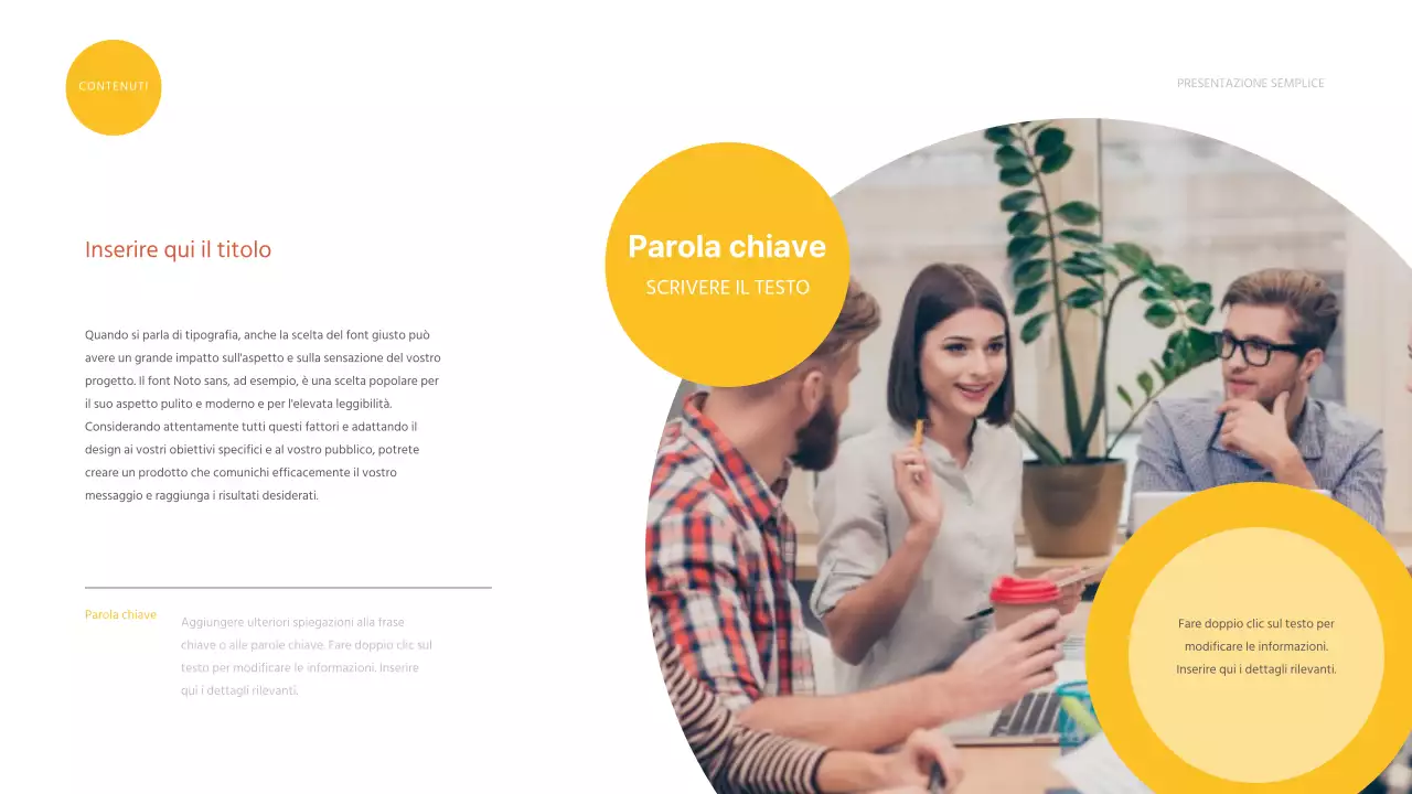 Presentazioni semplici