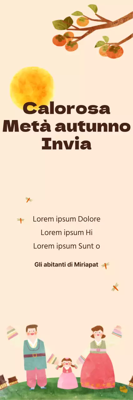 Jeon Da Young Chuseok_Striscione verticale