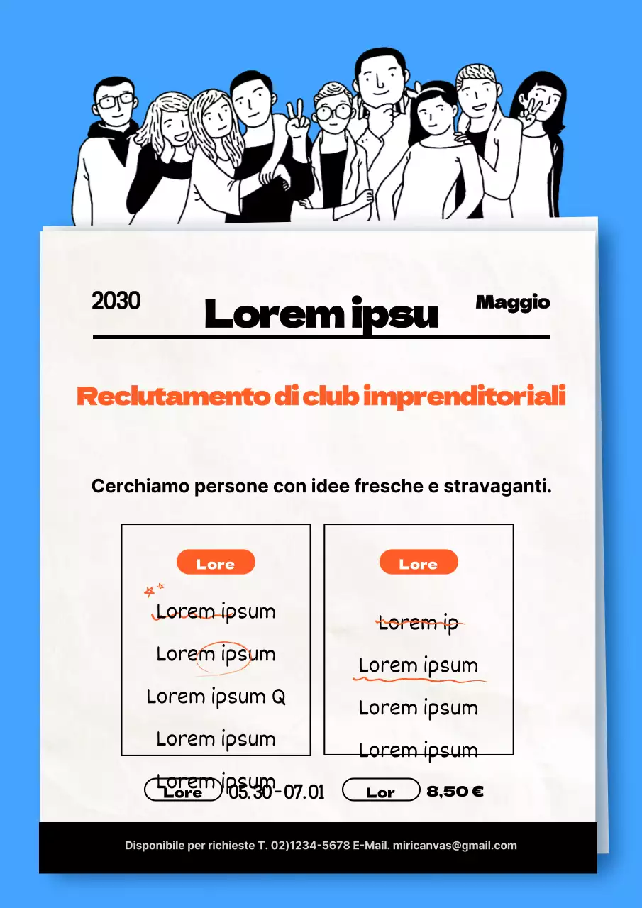 Reclutamento di club imprenditoriali