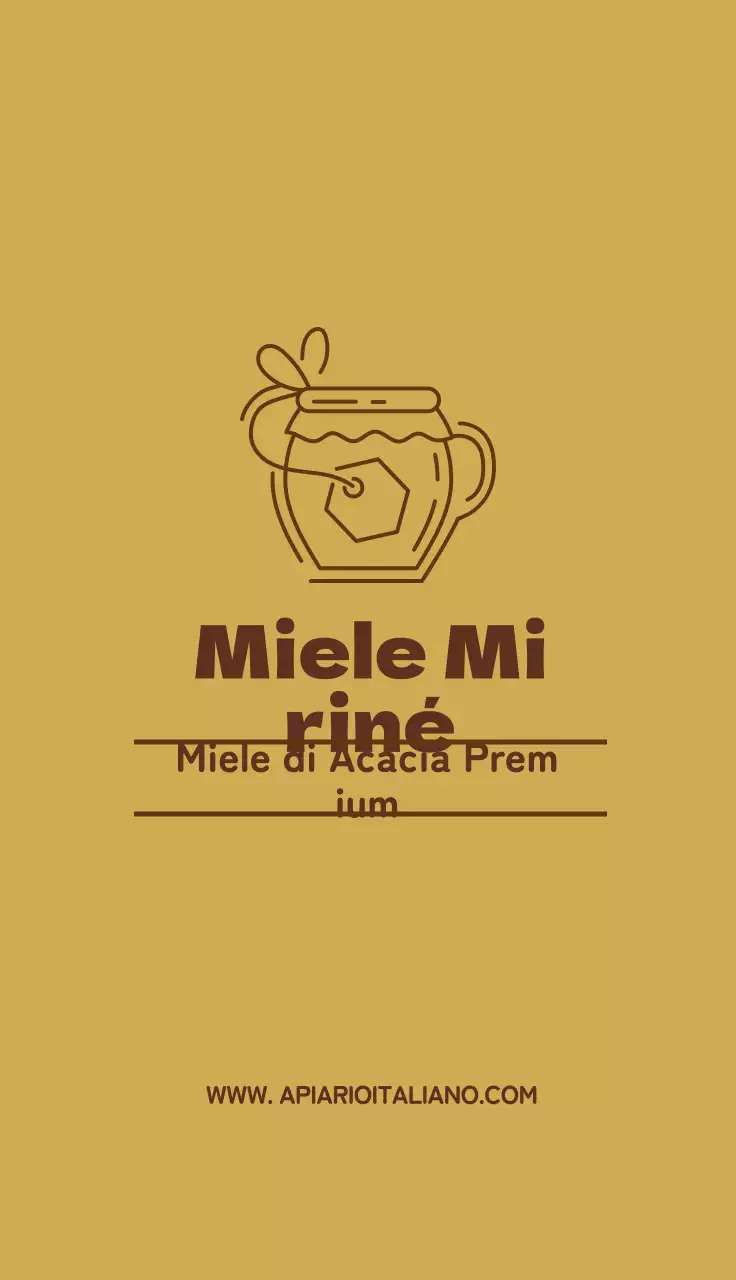 Marrone giallo Illustrazione ordinata Apicoltura miele