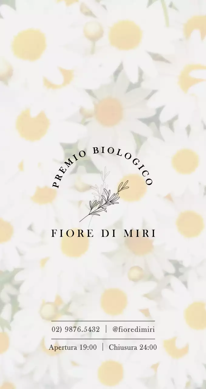 Concetto fotografico sulla camomilla emozionale per promuovere e informare i fioristi