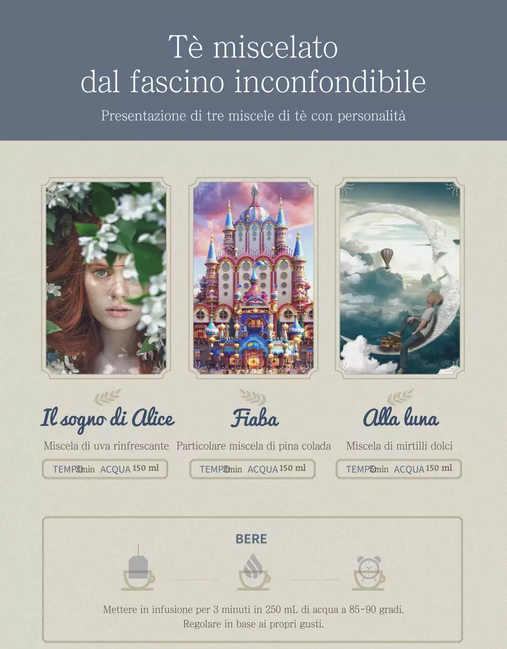 Dettagli sul tè miscelato